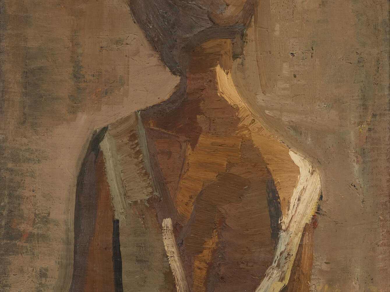Mujer de espaldas. Yolanda