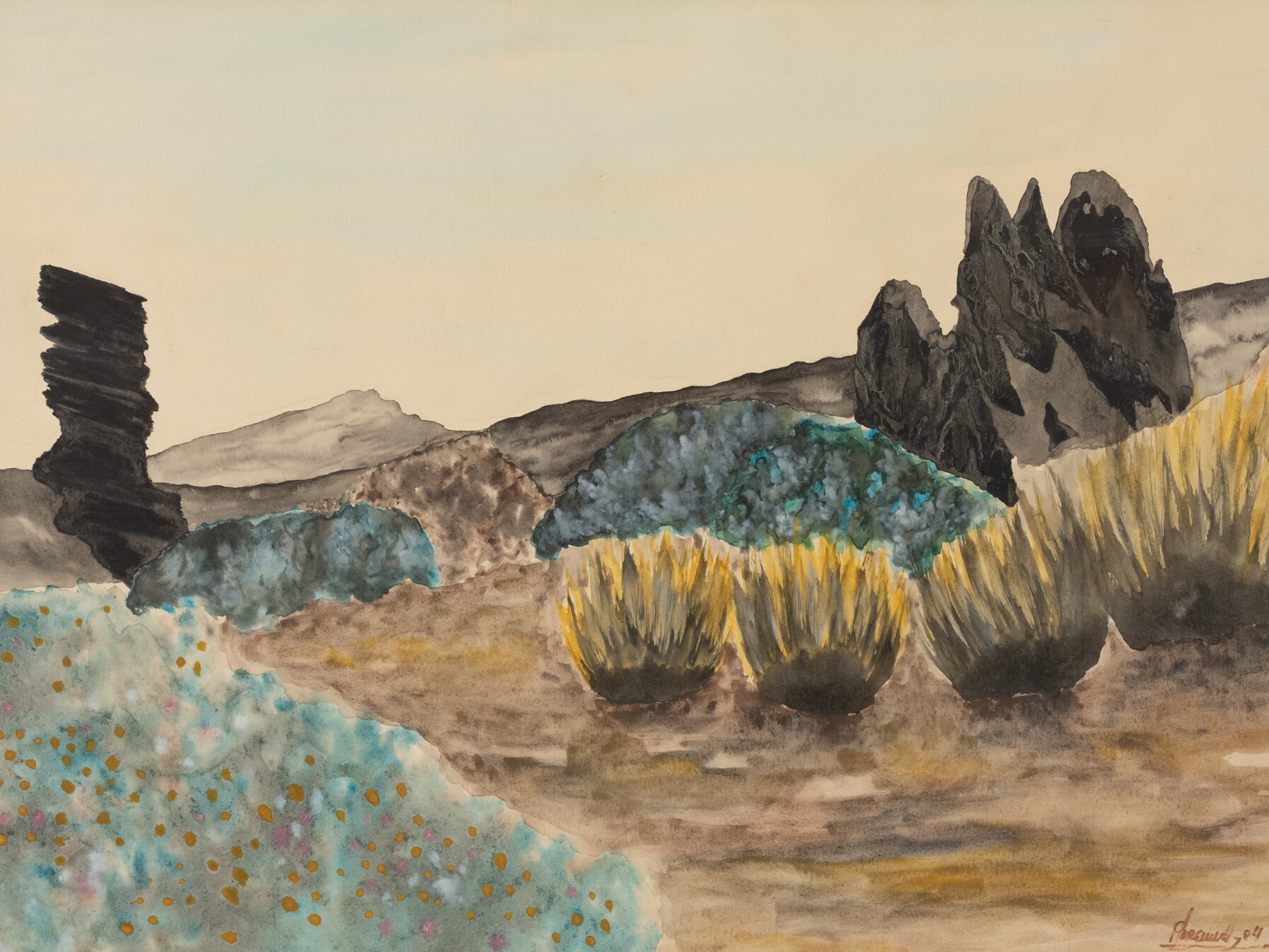 Faldas del Teide. Tenerife. Autor ilegible