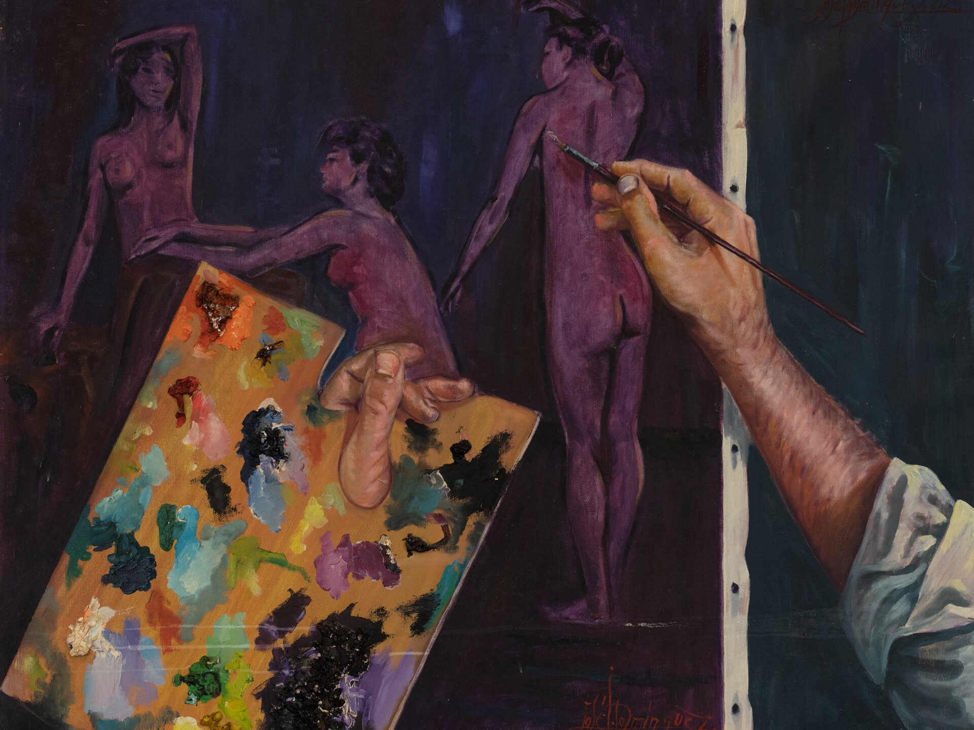 Sin título (Paleta de pintor). José Domínguez
