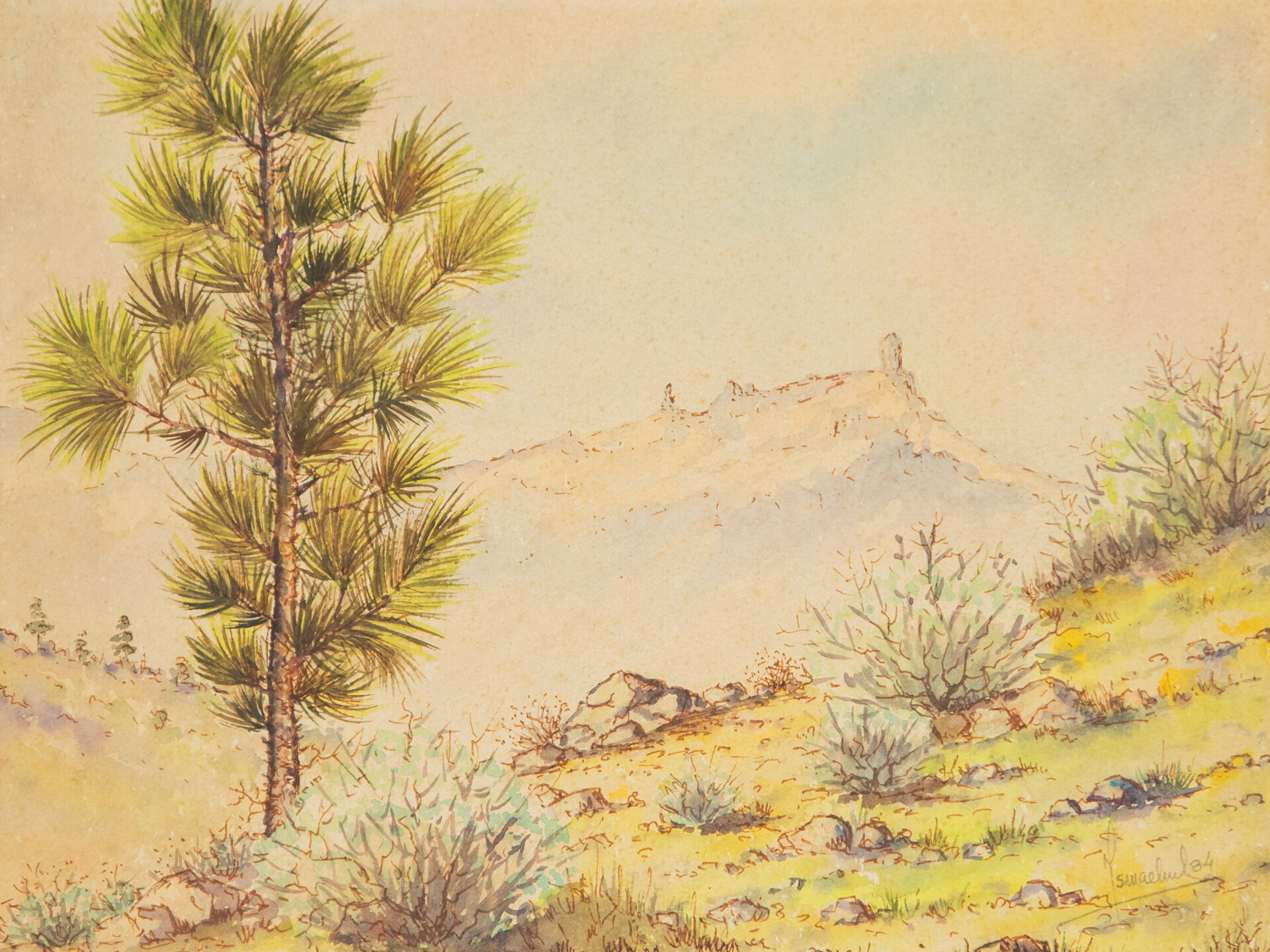 Paisaje. Ismael M.L. (?)