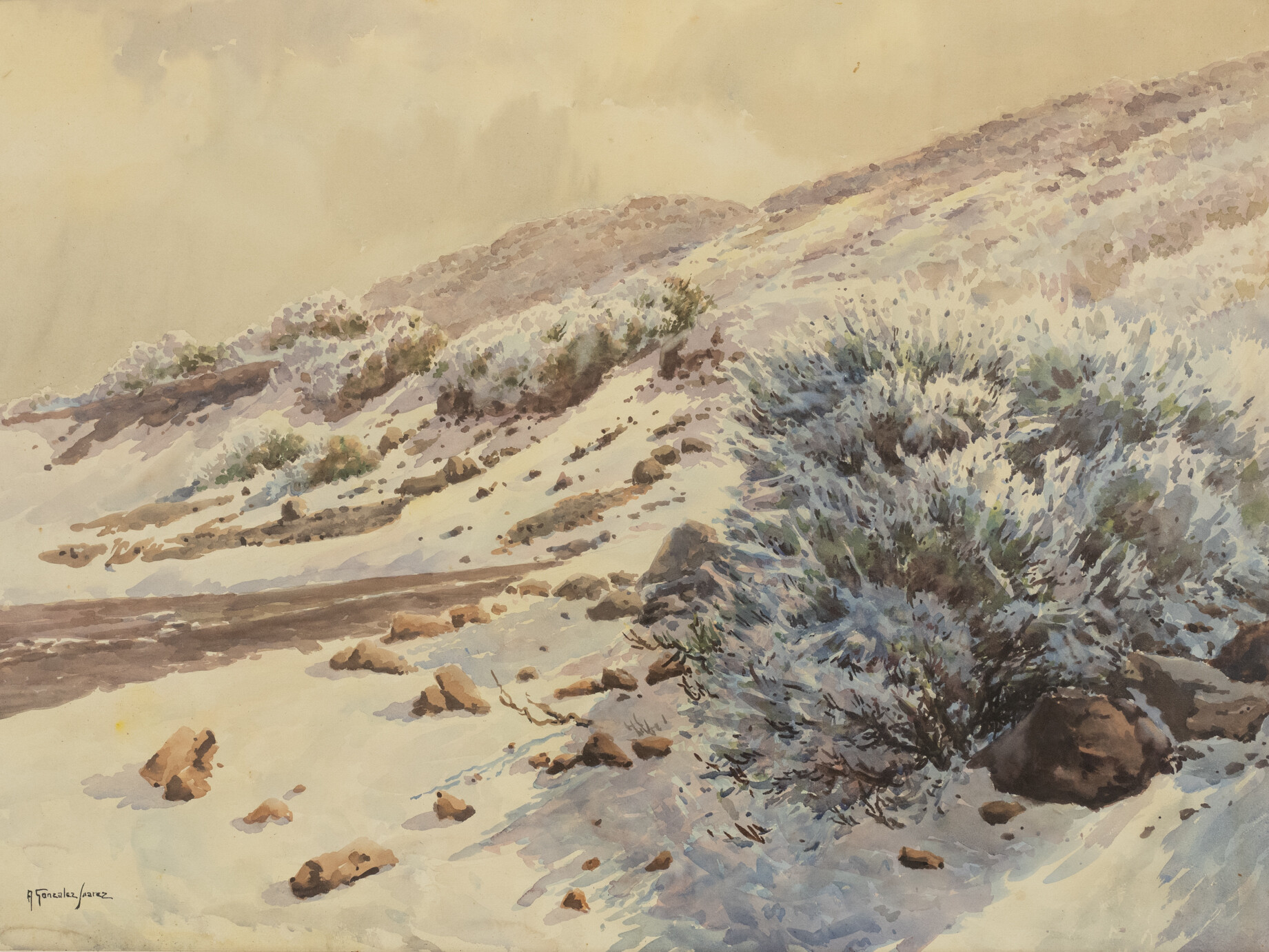 Paisaje. Antonio González Suárez