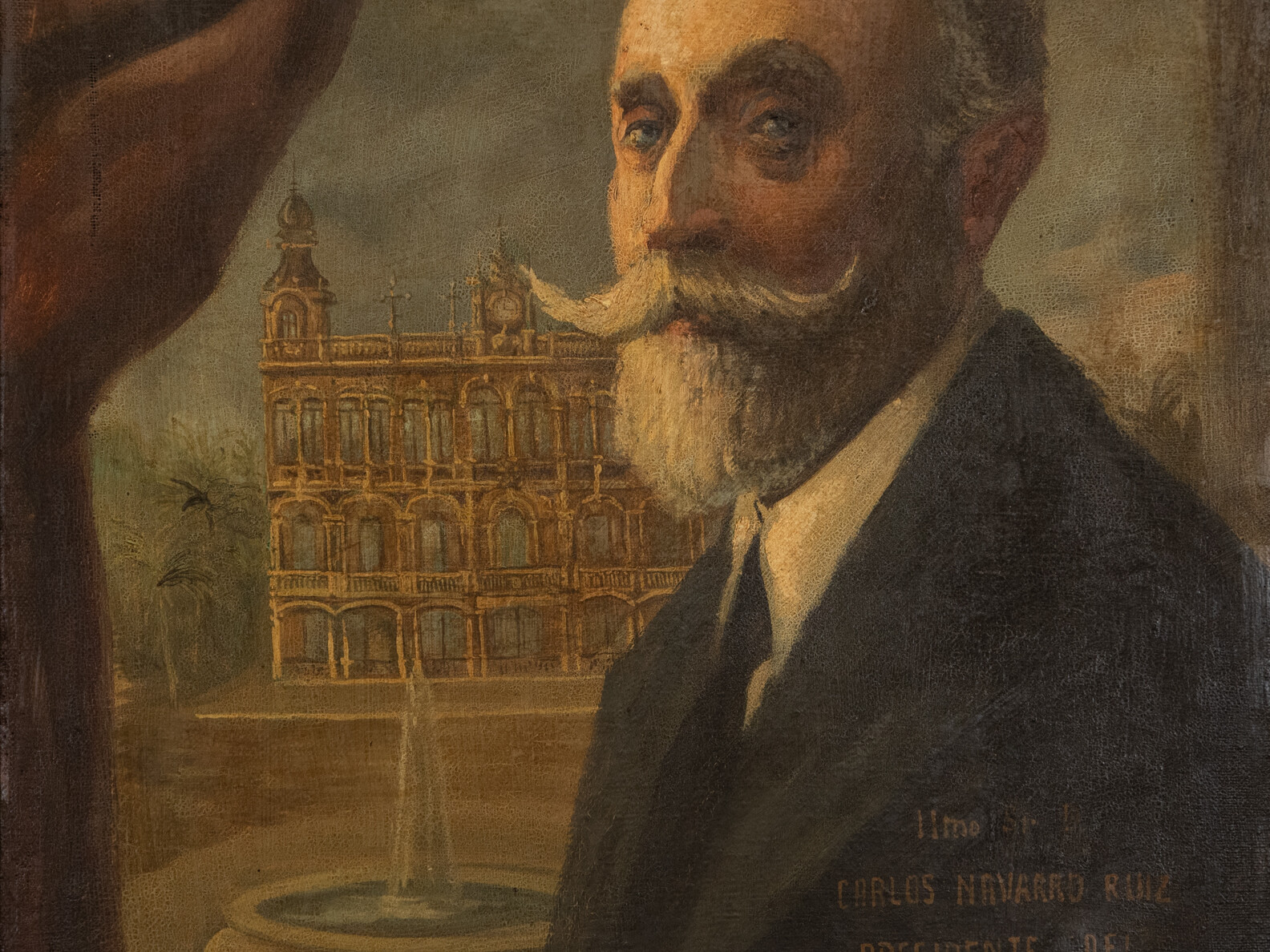 Retrato de D. Carlos Navarro Ruiz. Autor desconocido