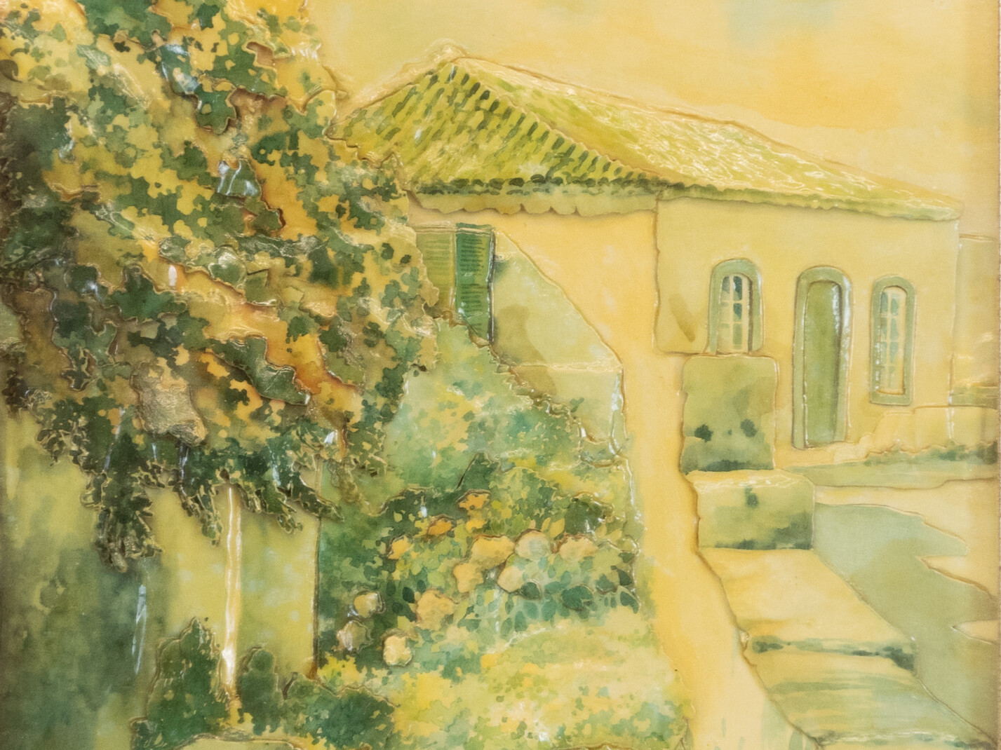 Sin título (Paisaje con casa). Alberto Manrique