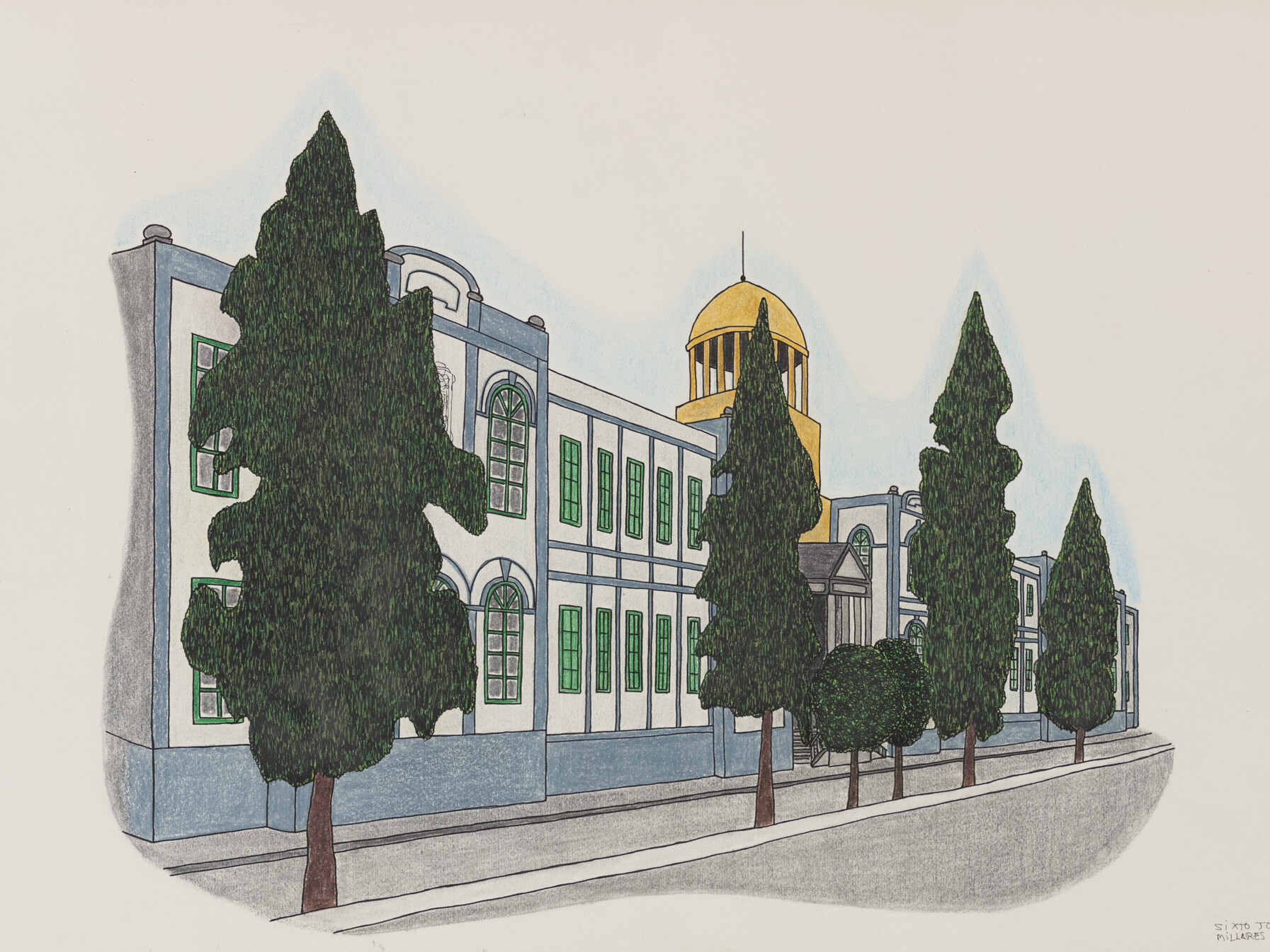 Edificio Rectorado. Sixto Jorge Millares