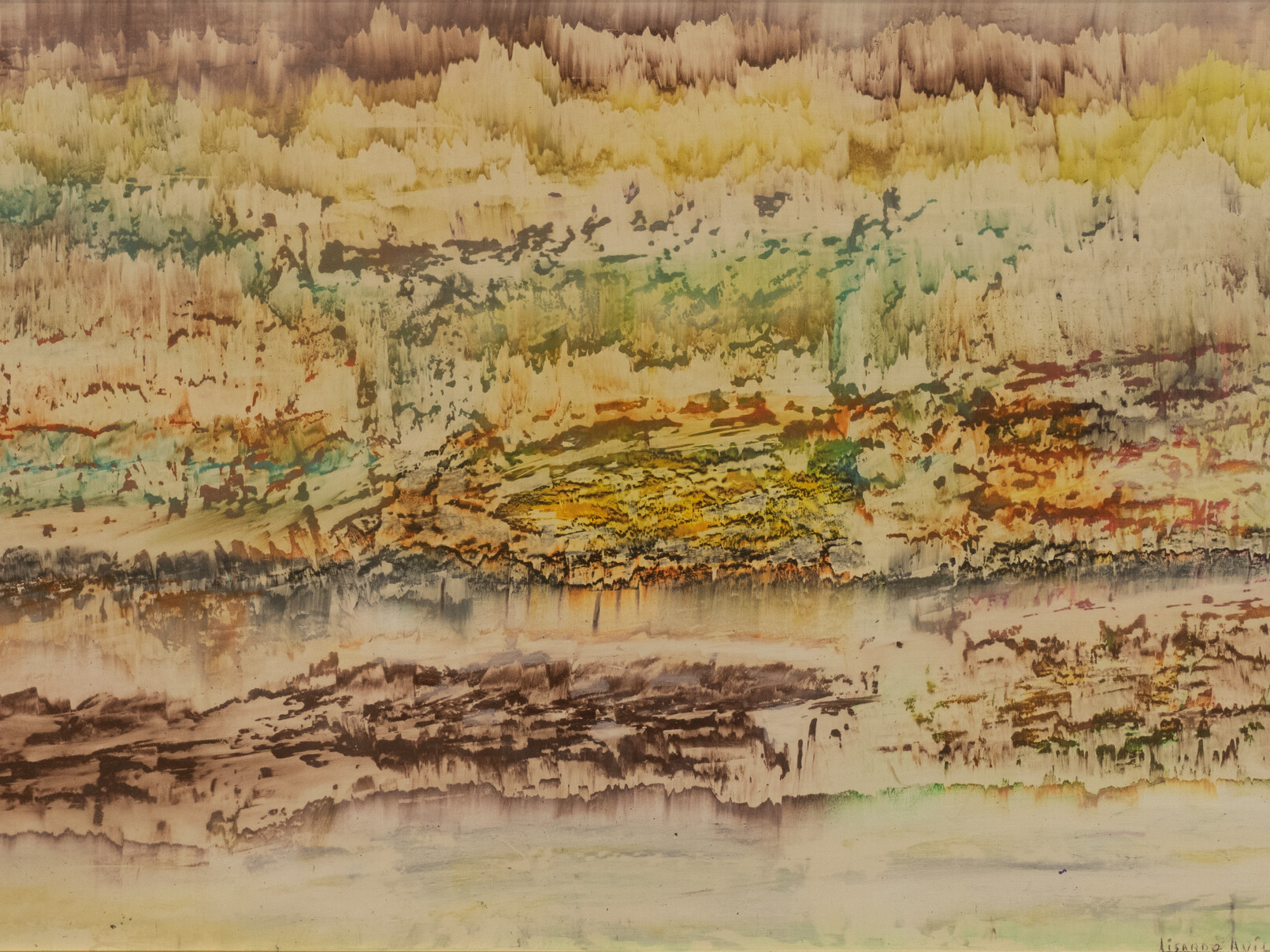 Sin título (Abstracción). Lisardo Avilés