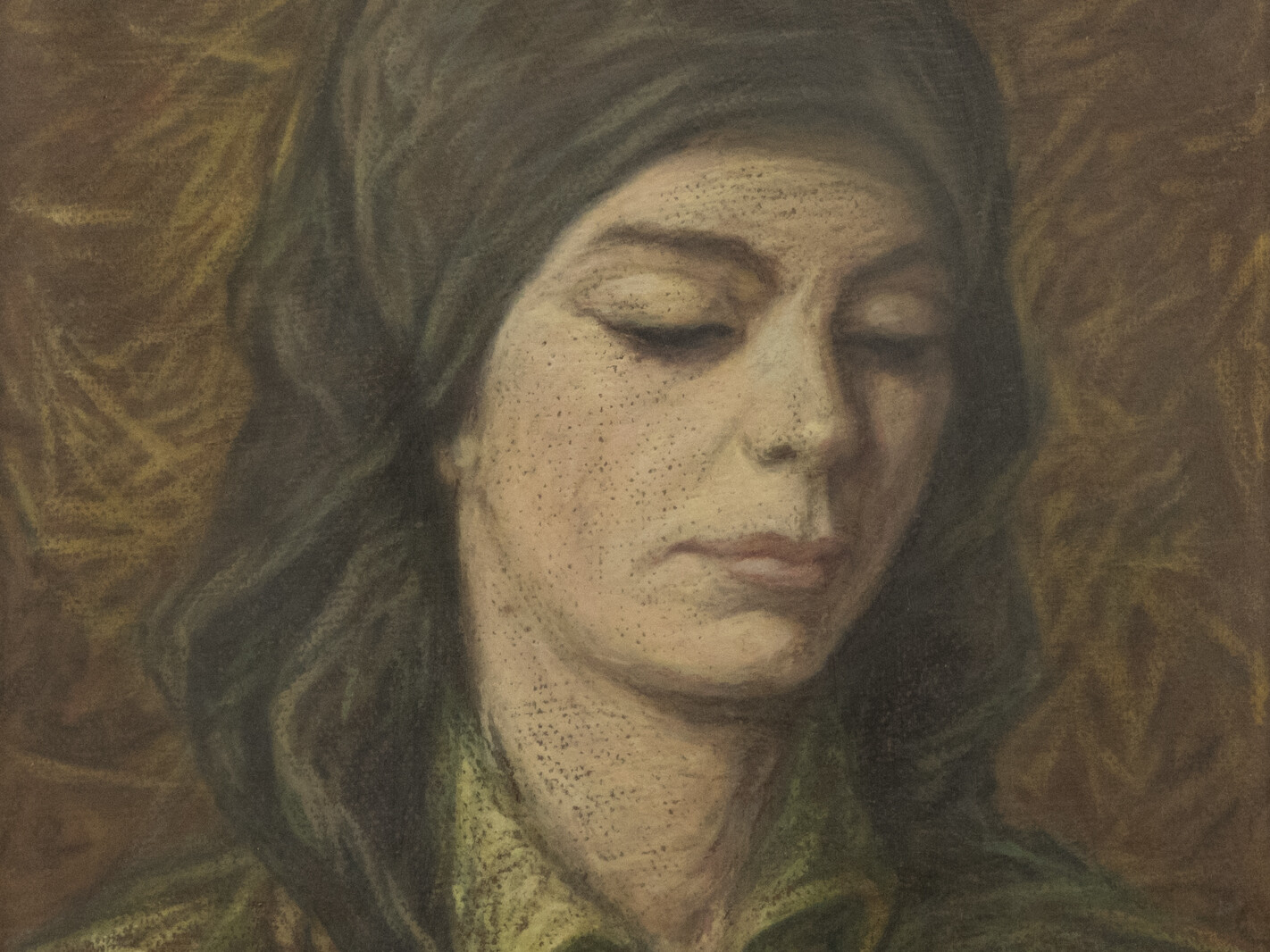Retrato de mujer. Peregrina